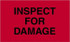 Tape Logic DL3641 Label Maker Label: Fluorescent Red, Paper, 5" OAL, 5" OAW, 500 per Roll, 1 Roll