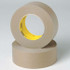 3M Masking Tape: 12" Wide, 60 yd Long, 6.5 mil Thick, Medium Brown 7010334146