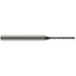 Harvey Tool 951365 Square End Mill: 0.065'' Dia, 0.65'' LOC, 1/8'' Shank Dia, 2-1/2'' OAL, 3 Flutes, Solid Carbide