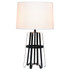ALL THE RAGES INC Lalia Home LHT-4011-OR  Stockholm Table Lamp, 28-1/2inH, White/Oil Rubbed Bronze