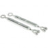 Value Collection A996959 1,200 Lb Load Limit, 3/8" Thread Diam, 6" Take Up, Steel Jaw & Eye Turnbuckle