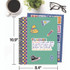 CARSON-DELLOSA EDUCATION 105050 Teacher Planners, Weekly/Monthly, 7 Classes, We Stick Together, Multicolor Cover, 11 x 8.5 Sheets, 12-Month (July to June)