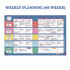 CARSON-DELLOSA EDUCATION 105050 Teacher Planners, Weekly/Monthly, 7 Classes, We Stick Together, Multicolor Cover, 11 x 8.5 Sheets, 12-Month (July to June)