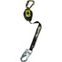 Miller MTL-OHW1-09/6FT Self-Retracting Lanyards, Lifelines & Fall Limiters; Type: Fall Limiter ; Length (Feet): 6.000 ; Housing Material: Nylon ; Load Capacity: 420 ; Lanyard and Connector: Steel Locking Snap Hook ; Construction Type: Webbing