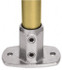 Kee L62-7 Pipe Rail Fittings; Rail Fitting Type: Flange ; Material: Aluminum ; Material: Aluminum Alloy ; Flange Type: Base