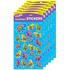 Tiny shaped stickers encourage and delight! Perfect for tracking progress on Incentive Pads and Charts, and spotlighting success on homework. Add pizzazz to graphs, journals, invitations, and so much more. Acid free, nontoxic, and safe for use on photos. Artwork varies by title.  Cute, colorful stickers help spotlight good behavior, boost motivation, and make good habits stick.  Cut sheets for use as party favors and treats, incorporate into craft and art projects.  Super for journaling and scrapbooking! Acid-free, nontoxic, and photo-safe.  Each pack includes 168 stickers in 9 designs. Sold as 6 packs for a total of 1,008 stickers.