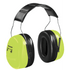 3M CO 247-H10AHV PELTOR Optime 105 Earmuff, 30 dB NRR, Hi-Viz Green, Over the Head