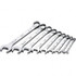 SK 86011 Combination Wrench Set: 9 Pc, 1/4 to 3/4" Wrench, Inch