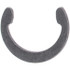 Rotor Clip C-125ST PA External C Style Retaining Ring: 1.126" Groove Dia, 1-1/4" Shaft Dia, 1060-1090 Spring Steel, Phosphate Finish