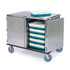 Lakeside 5628 Tray Delivery Utility Cart: Stainless Steel