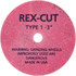 Rex Cut Abrasives 897204 Deburring Wheels; Wheel Diameter (Inch): 3 ; Face Width (Inch): 1/16 ; Center Hole Size (Inch): 3/8 ; Abrasive Material: Aluminum Oxide ; Grade: Medium ; Wheel Type: Type 1