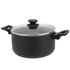 GIBSON OVERSEAS INC. 995105841M Oster Ashford 6-Quart Aluminum Dutch Oven, Black
