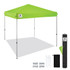 ERGODYNE CORPORATION 12910 Ergodyne SHAX 6010 Lightweight Pop-Up Tent Canopy, 14ftH x 10ftW x 10-d, Lime