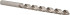 Hertel 42141 Jobber Length Drill Bit: 7/32" Dia, 135 &deg;, Cobalt