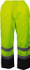 Reflective Apparel Factory 700STLB2X Rain Pants: Polyester, Drawcord Closure, Black & Lime, 2X-Large