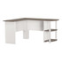 AMERIWOOD INDUSTRIES, INC. 9354015PCOM Ameriwood Home Dakota 51inW L-Shaped Computer Desk With Bookshelves, White