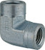 Parker KP79143 Industrial Pipe 90 ° Female Elbow: 1 x 1" Female Thread, FNPT x FNPT