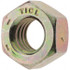 Value Collection MP39602 Hex Nut: 5/16-18, Grade 8 Steel, Zinc Yellow Dichromate Finish