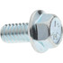 Value Collection 824001MSC Serrated Flange Bolt: 1/4-20 UNC, 1/2" Length Under Head, Fully Threaded