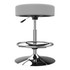 MARCO GROUP, INC. L001-S05-CR Marco Group Cushioned Swivel Stool, Frost Gray