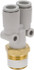 SMC PNEUMATICS KQ2U08-03AS Push-to-Connect Tube Fitting: Y-Connector, 3/8" Thread