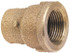 NIBCO B024700 Cast Copper Pipe Adapter: 1/2" x 1" Fitting, C x F, Pressure Fitting