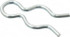 Value Collection P20139 7/32" Groove, 5/8" Long, Zinc-Plated Spring Steel Hair Pin Clip