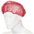 PRO-SAFE BC-PP-24R-100PK Bouffant: Red