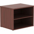 SP RICHARDS 16214 Lorell Relevance 2-Shelf Open Storage, Mahogany