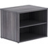 SP RICHARDS 16215 Lorell Relevance 2-Shelf Open Storage, Charcoal