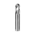 SGS 30116 Ball End Mill: 0.125" Dia, 0.5" LOC, 4 Flute, Solid Carbide