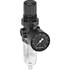 Norgren B07-202A1KA FRL Combination Unit: 1/4 NPT, Standard, 1 Pc Filter/Regulator with Pressure Gauge