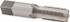 Reiff & Nestor 46941 Standard Pipe Tap: 1/8-27, NPS, Regular, 4 Flutes, High Speed Steel, Bright/Uncoated