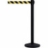 Tensator QWAYPOST-33-D4 Free Standing Retractable Barrier Post: Metal Post, Plastic Base