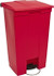 Rubbermaid FG614600RED 23 Gal Rectangle Unlabeled Trash Can