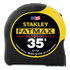 BLACK & DECKER/INDUS. CONST. 680-33-735 FatMax Classic Tape Measure, 1-1/4 in W x 35 ft L, SAE, Black/Yellow Case