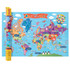 Decorate your childs space with a colorful Round World Products Kids Wall Map. Unique illustrations help to teach your child about different areas of the world.  Fun illustrations teach children about different parts of the world.  Large size is ideal for wall decor.  Laminated for long-lasting use.
