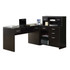 MONARCH PRODUCTS I 7018 Monarch Specialties 63inW L-Shaped Corner Desk With Hutch, Cappuccino