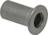 Value Collection 47220 #8-32, 0.01 to 0.08" Grip, #2, Aluminum Standard Rivet Nut