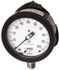 Ametek 150223X Pressure Gauge: 4-1/2" Dial, 1/2" Thread, Lower Mount