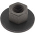 Au-Ve-Co Products 15331 Hex Nut: M6 x 1, Grade 9 Steel, Phosphate Finish