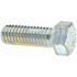 Bowmalloy 36000 Hex Head Cap Screw: 1/4-20 x 1/2", Grade 9 Alloy Steel, Zinc-Plated Clear Chromate