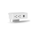 SAFCO PRODUCTS CO RESUPUWH Safco Resi 4-Outlet Universal Power Source, 4-1/2inH x 5-1/2inW x 3-1/4inD, White