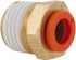 SMC PNEUMATICS KQ2H07-35AS Push-to-Connect Tube Fitting: Connector, 1/4" Thread, 1/4" OD