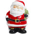 MEGAGOODS, INC. 995100750M Gibson Home Jovial St. Nick Santa Holiday Cookie Jar, 7-1/2in, Red