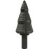 Greenlee GSB09 Step Drill Bits: 3/16" to 1-1/8" Hole Dia, 3/8" Shank Dia, Steel, 4 Hole Sizes