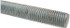 MSC 01162 Threaded Rod: 1-8, 2' Long, Low Carbon Steel