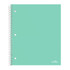 OFFICE DEPOT OD571600  Brand Stellar Poly Notebook, 8-1/2in x 11in,  1 Subject, College Ruled, 100 Sheets, Mint