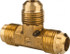 Parker 144F-10 Brass Flared Tube Union: 5/8" Tube OD, 7/8-14 Thread, 45 ° Flared Angle