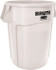 Rubbermaid FG262000WHT Trash Can: 20 gal, Round, White